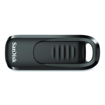 Ultra Slider Usb 3.2 Type C Flash Drive, 64 Gb, Black