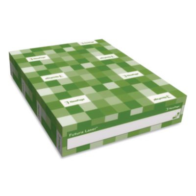 Premium Futura New Page Digital Cover Paper, 96 Bright, 80 Lb Bond Weight, 8.5 x 11, White, 1,500/Carton