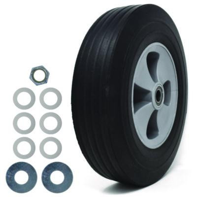 Tilt Truck Wheels, 12" Wheel, Black