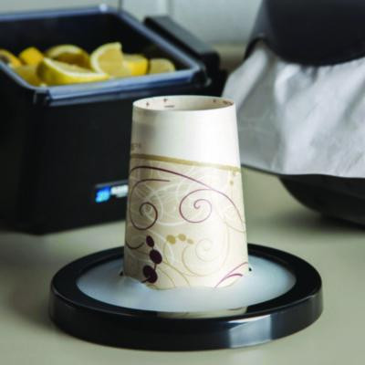 Ez-Fit One-Size-Fits-All Cup Dispenser, For 8 Oz To 46 Oz Cups, Black