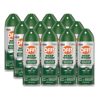 Deep Woods Insect Repellent, 6 Oz Aerosol Spray, 12/Carton