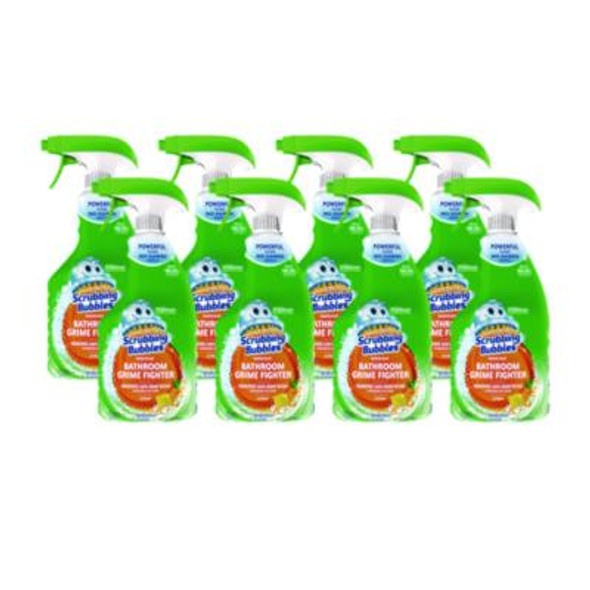 Multi Surface Bathroom Cleaner, Citrus Scent, 32 Oz Spray Bottle, 8/Carton