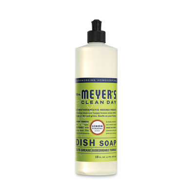 Dish Soap, Lemon Scent, 16 Oz, Bottle, 6/Carton