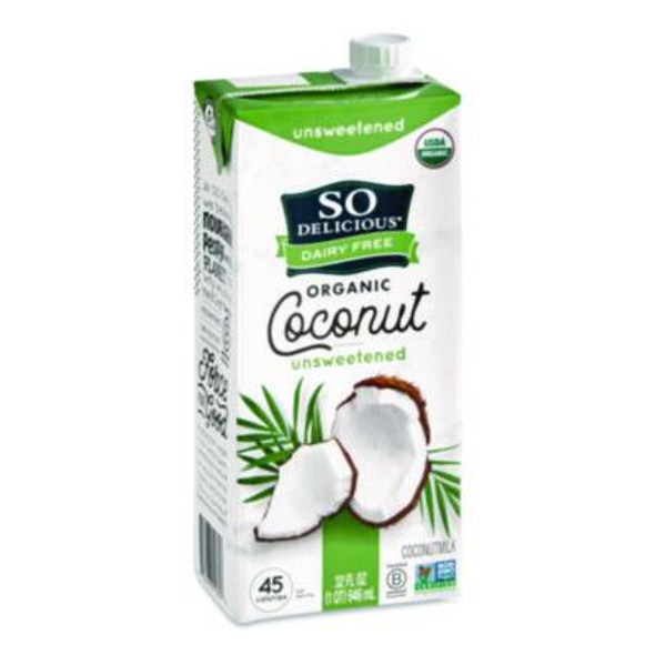 Coconut Milk, Unsweetened, 32 Oz Aseptic Box