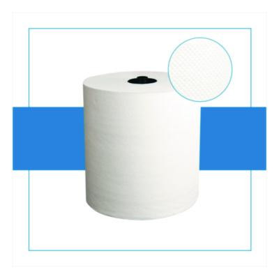 Hytech Seas Hardwound Roll Towel Heavenly Soft Standard, 1-Ply, 7.9" x 700 Ft, White, 6/Carton