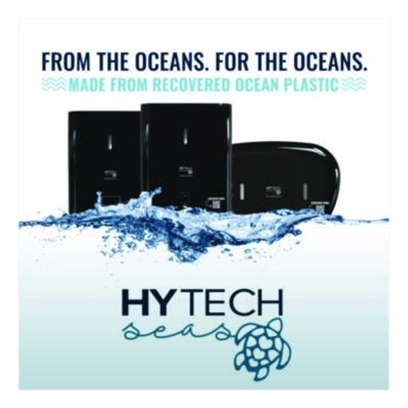 Hy Tech Towel Dispenser, Automatic, 11.8 x 9.8 x 14.2, Black