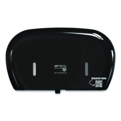 Hytech Seas Mini Jrt Twin Dispenser, 5.5 x, 15.7 x 9.8, Black
