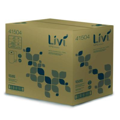 Kitchen Roll Towel, 2-Ply, 10.98 x, 9.98, White, 30 Rolls/Carton