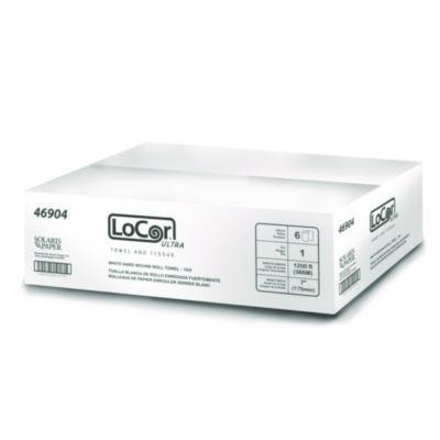 Hard Wound Roll Towel, Tad, 1-Ply, 7" x 1,200 Ft, White, 6 Rolls/Carton