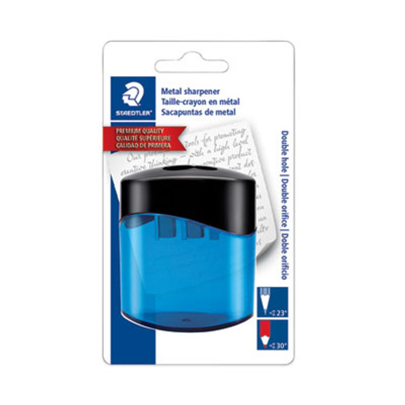 Manual Pencil Sharpener, 2 X 2.75, Randomly Assorted Colors