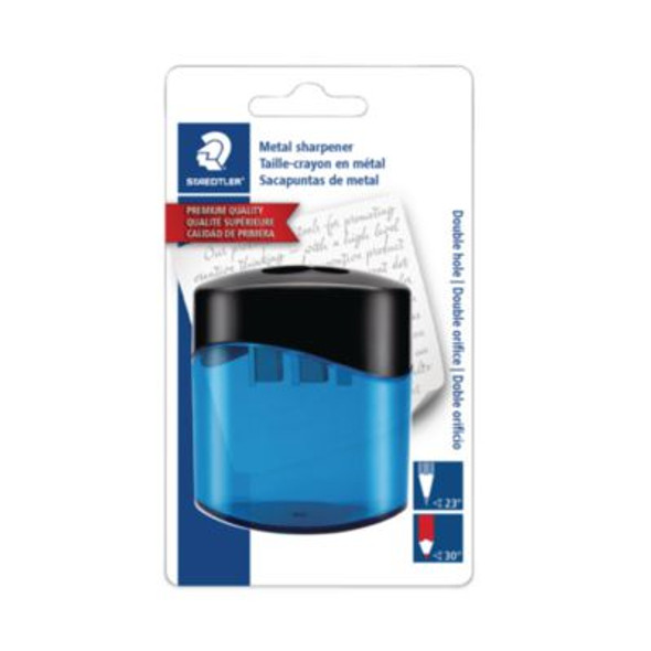 Manual Pencil Sharpener, 2 X 2.75, Randomly Assorted Colors