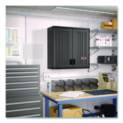 Wall Storage Cabinet, 30 x 12 x 30.25, Gray