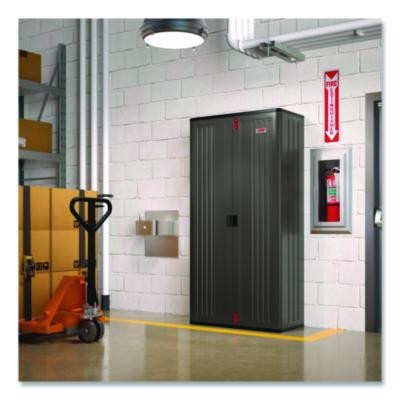 Mega Tall Storage Cabinet, 40 x 20.25 x 80.25, Gray