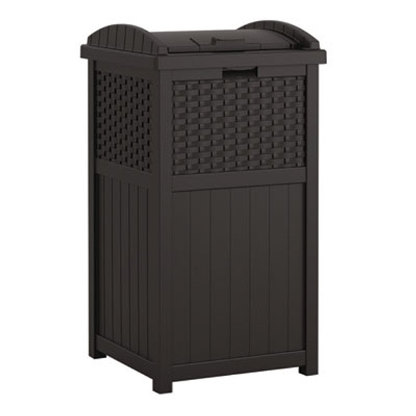 30 Gallon Trash Hideaway, Plastic, Black