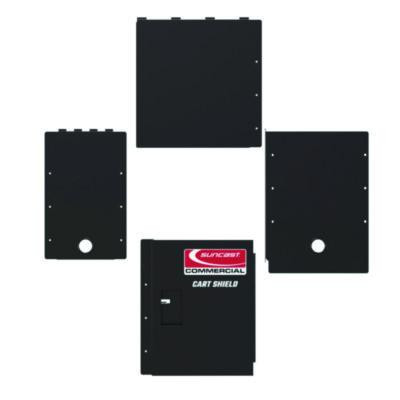 Utility Cart Shield, 19" x 37" For Pucsd1937, Puchd1937, Steel, Black