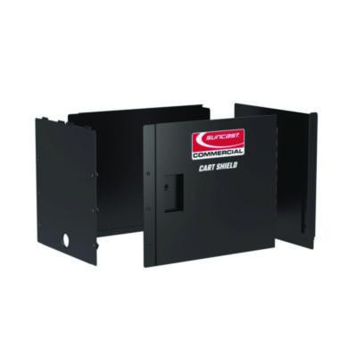 Utility Cart Shield, 26" x 45" For Pucsd2645, Puchd2645, Steel, Black