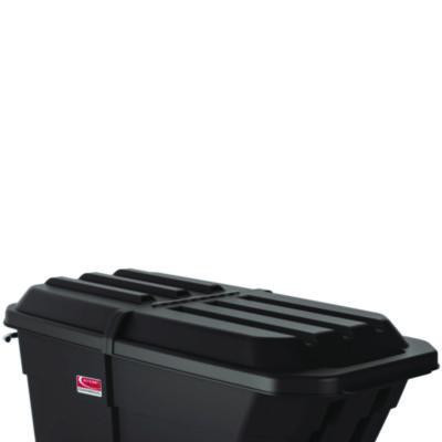 3/4 Cubic Yard Tilt Truck Lid, 31.69 x 67 x 6.9, Black