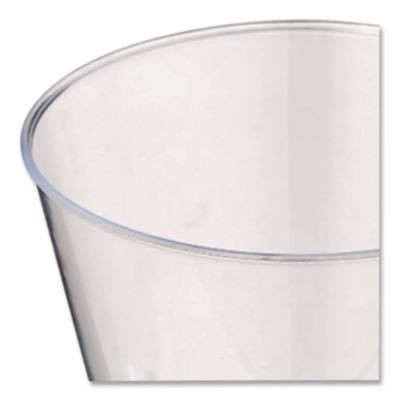 Plastic Tumblers, Squat, 5 Oz, Clear, 20 Bag, 25 Bags/Carton