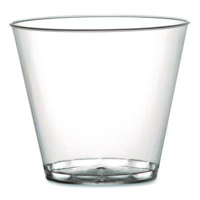 Plastic Tumblers, Squat, 5 Oz, Clear, 20 Bag, 25 Bags/Carton