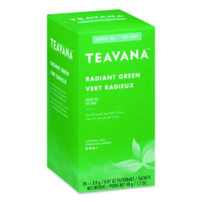 Teavana Tea Bags, Radiant Green, 0.09 Oz, 24/Box