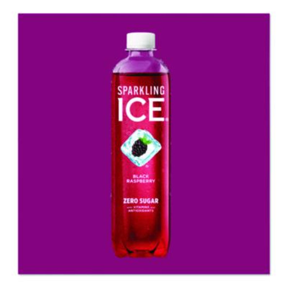 Variety Pack Sparkling Water, Cherry Limeade/Black Raspberry/Orange Mango/Kiwi Strawberry, 17 Oz Bottle, 12/Pack