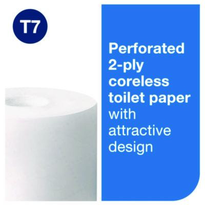 Advanced Coreless High Capacity Bath Tissue, 2-Ply, White, 1,000 Sheets/Roll, 12 Rolls/Carton