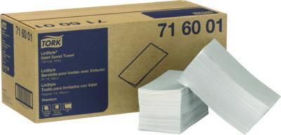 Linstyle Valet Guest Towel, 1-Ply, 11.5 x 17, White, 100/Pack, 5 Packs/Carton