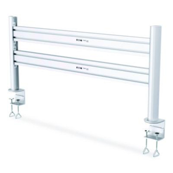 Slat Rail For Slat Wall System For 32" Tvs, 3.39w x 1.8d x 41h, Silver, Supports 33 Lb