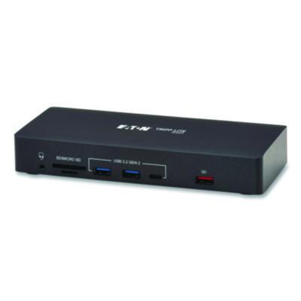 Triple Display Usb-C Dock, Displayport/Hdmi/Rj45/Usb/Vga, Black