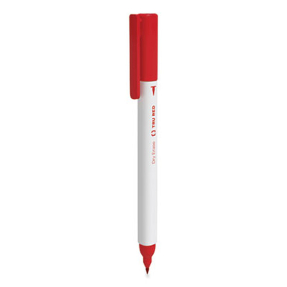 Dry Erase Marker, Pen-Style, Extra-Fine Bullet Tip, Assorted Colors, 4/Pack