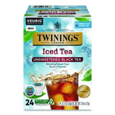 Iced Tea K-Cups, Unsweetened Black, 24/Box