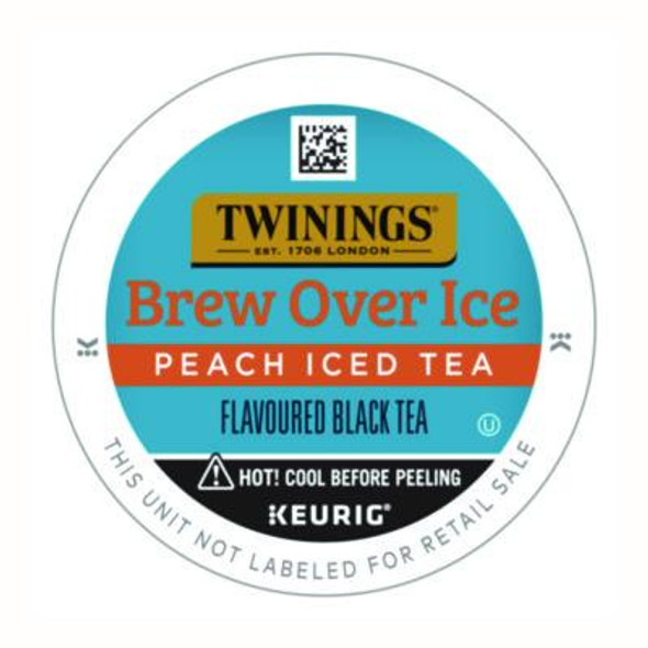 Brew Over Ice K-Cups, Peach, 24/Box