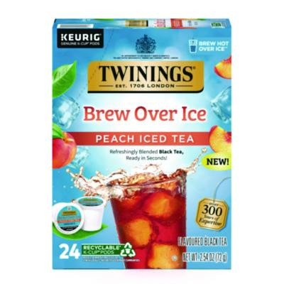 Brew Over Ice K-Cups, Peach, 24/Box