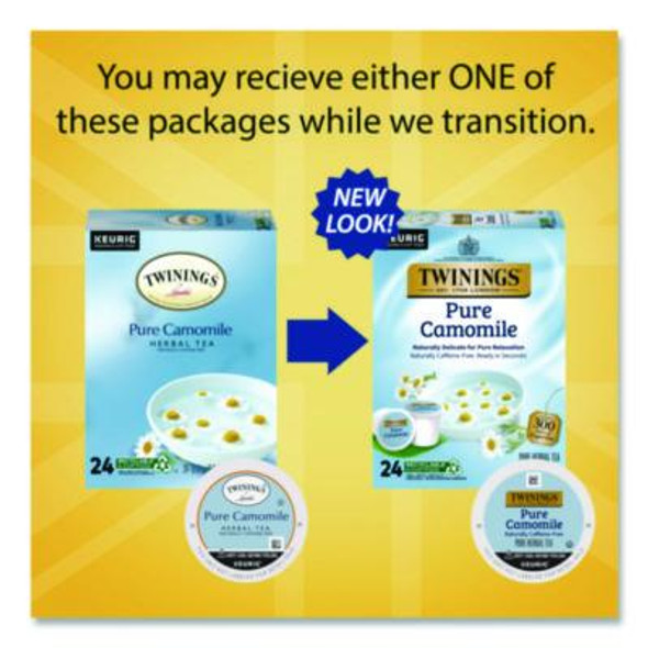 Tea K-Cups, Pure Camomile, 0.11 Oz, 24/Box