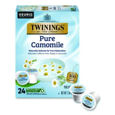 Tea K-Cups, Pure Camomile, 0.11 Oz, 24/Box
