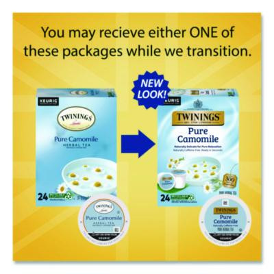 Tea K-Cups, Pure Camomile, 0.11 Oz, 24/Box