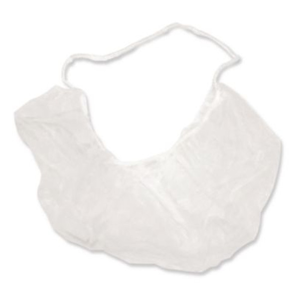 Brd Series Polypropylene Beard Nets, One Size Fits Most, White, 100/Pack, 10 Packs/Carton