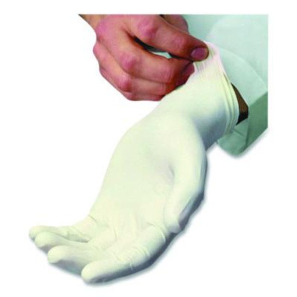 L5201 Series Powder-Free Latex Gloves, X-Large, 4 Mil Thick, 9" Long, Ivory, 100/Box, 10 Boxes/Carton