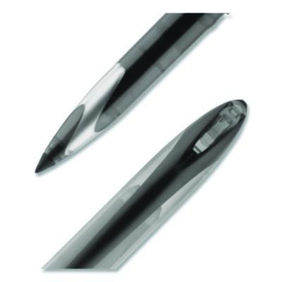 Air Porous Gel Pen, Stick, Medium 0.7 Mm, Black Ink, Black Barrel, 3/Pack