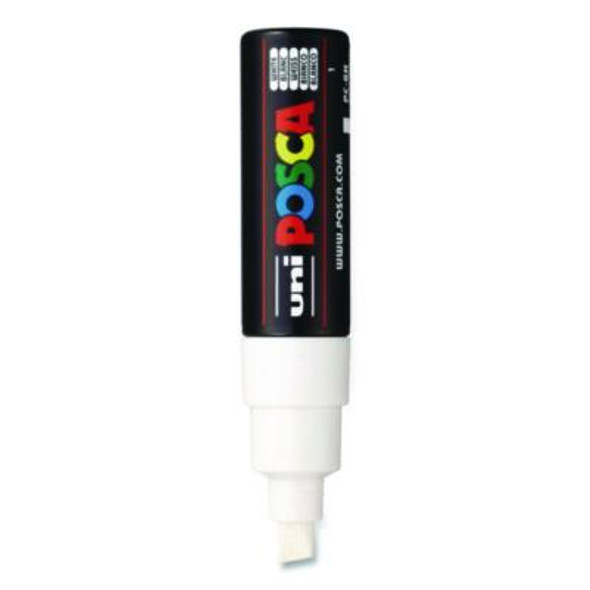 Water-Based Paint Markers, Broad Chisel Tip, White