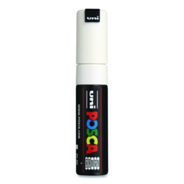 Water-Based Paint Markers, Broad Chisel Tip, White