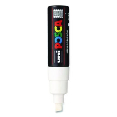 Water-Based Paint Markers, Broad Chisel Tip, White