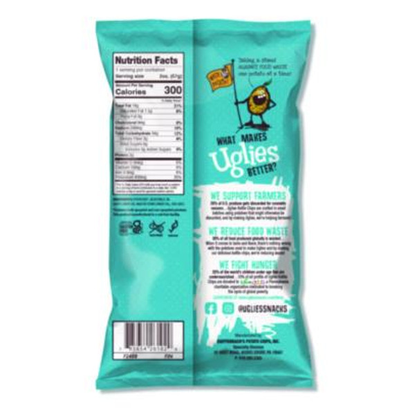 Kettle Potato Chips, Sea Salt, 2 Oz Bags, 24/Carton