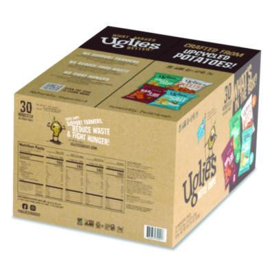 Kettle Potato Chips, Assorted, 0.88 Oz/1 Oz Bags, 30/Carton