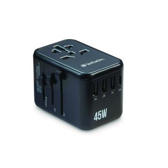 Uta-08 Universal Travel Adapter, (3) Usb-A/(3) Usb-C