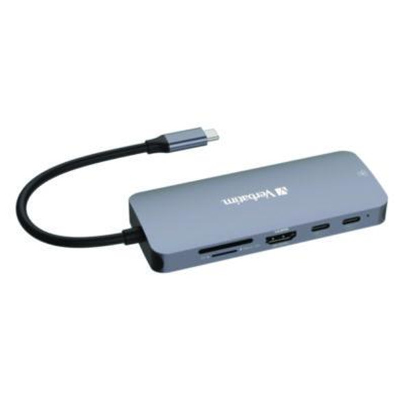 Usb-C Pro Multiport Hub9 Port, Gray