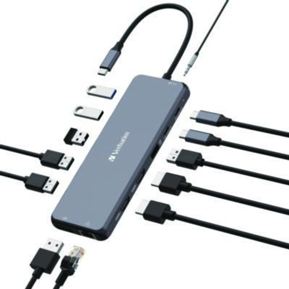 Usb-C Pro Multiport Hub Cmh 13Port, Gray