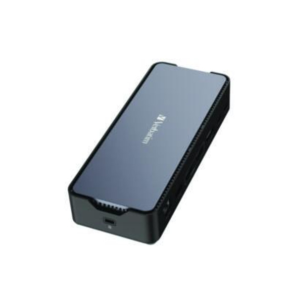 Usb-C Pro Docking Station 15-In-1, Audio/Displayport/Hdmi/Micro Sd/Rj45/Sd/Usb-A/Usb-C, Gray