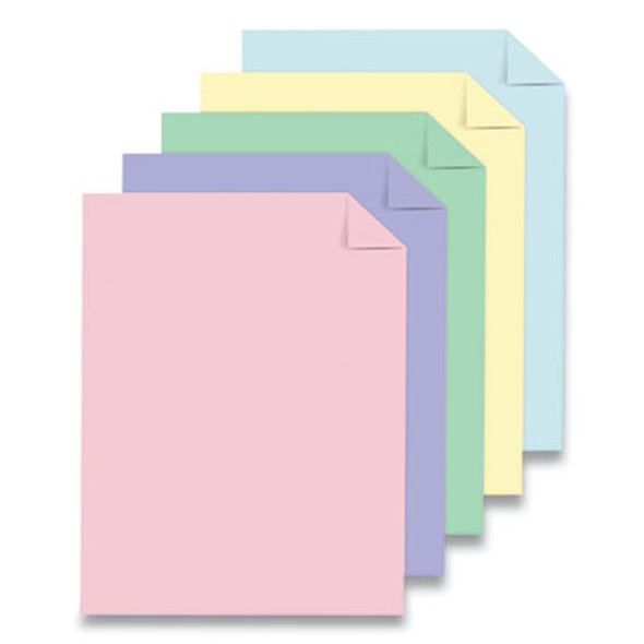 Color Cardstock, 65 Lb Cover Weight, 8.5 x 11, Assorted Spectrum Colors, 75/Pack