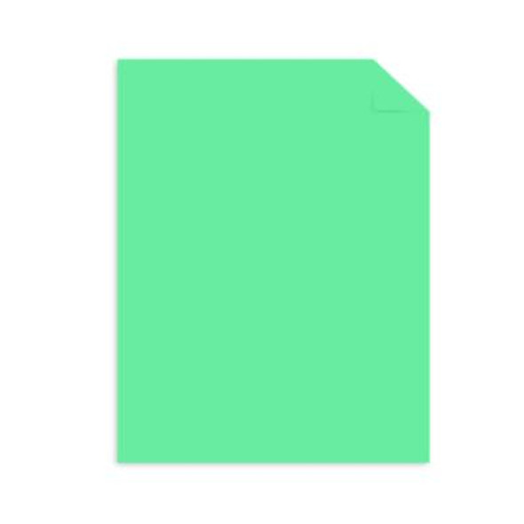 Color Paper - "Punchy Pastels" Assortment, 24 Lb Bond Weight, 8.5 x 11, Breezy Blue, 200/Pack